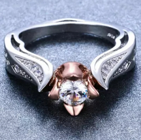 Two Tone Silver Ring - Picture 3 of 5